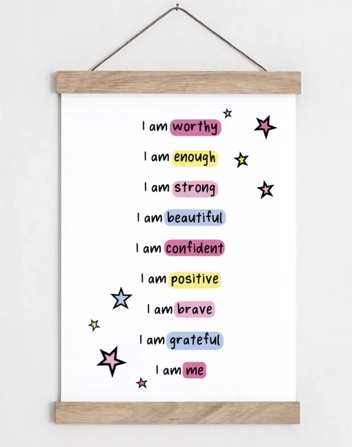 A4 Positive Affirmations Print