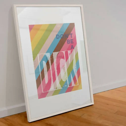 A4 Powerful Words Illustration Print