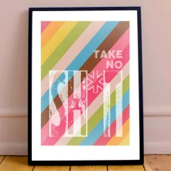 A4 Powerful Words Illustration Print