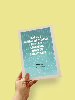 A4 Powerful Words Illustration Print
