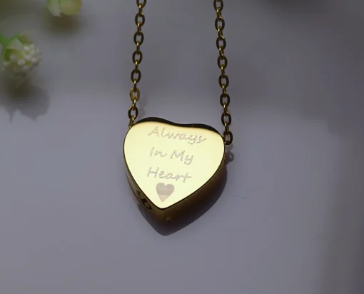 Always in My Heart Urn Pendant