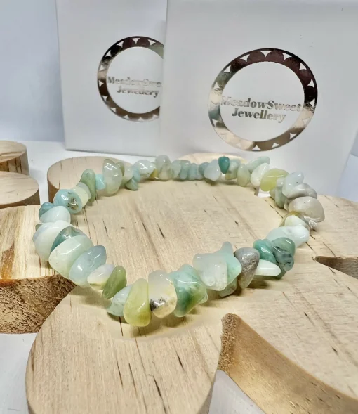 Amazonite Chip Bracelet