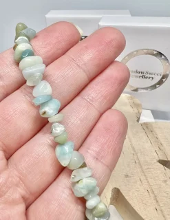 Amazonite Chip Bracelet