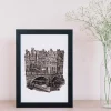 Amsterdam Canal Illustration Print (A5)