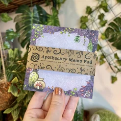 Apothecary Memo Pad – Witchy Notepad for Notes & Lists | Art & Soul