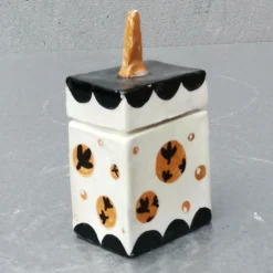 Autumn Leaves Keepsake Pot