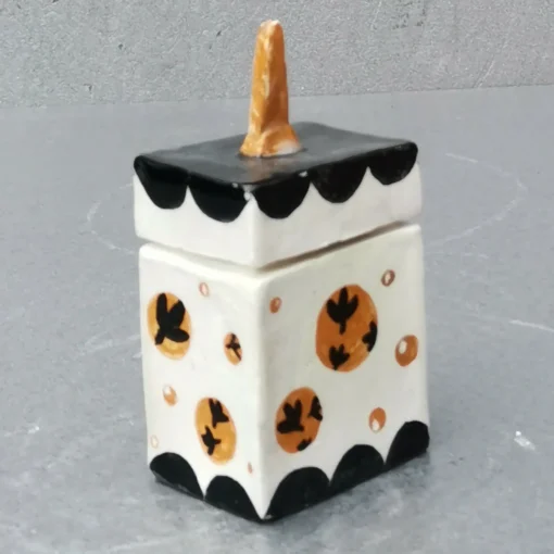 Autumn Leaves Keepsake Pot