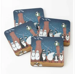 Baa Wars | Funny Sheep Coaster | Art & Soul