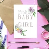 Baby Girl Card