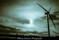 Backlit Turbine A4 framed