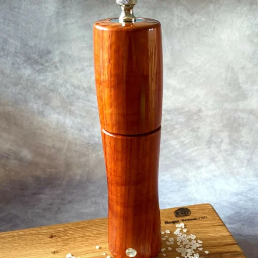 Beautiful Padauk Hand Crafted Salt Mill