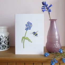 Bee and Flower Card