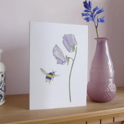 Bee and Flower Card