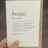 Bestie Definition Card