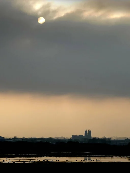 Beverley Minster over Figham Pastures Colour