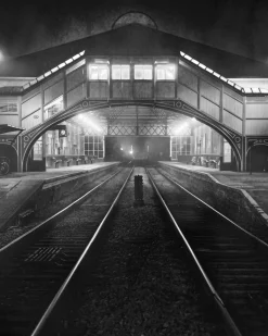 Beverley's iconic railway station - Black and White