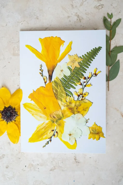 Birth Flower Greetings Card January - June
