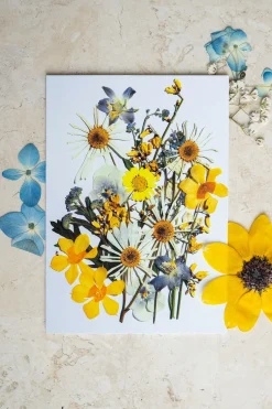 Birth Flower Greetings Card January - June