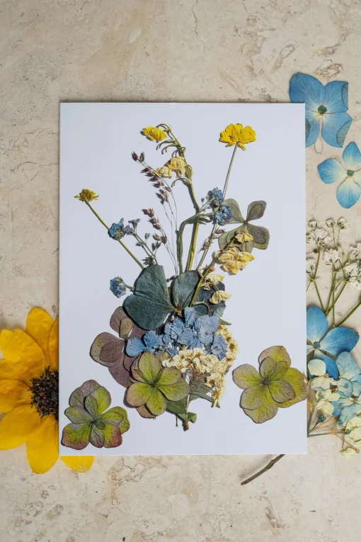 Birth Flower Greetings Card January - June
