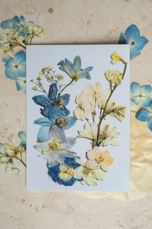 Birth Flower Greetings Card January - June