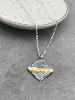 Black and Gold Pendant
