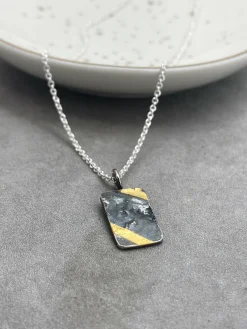Black and Gold Pendant