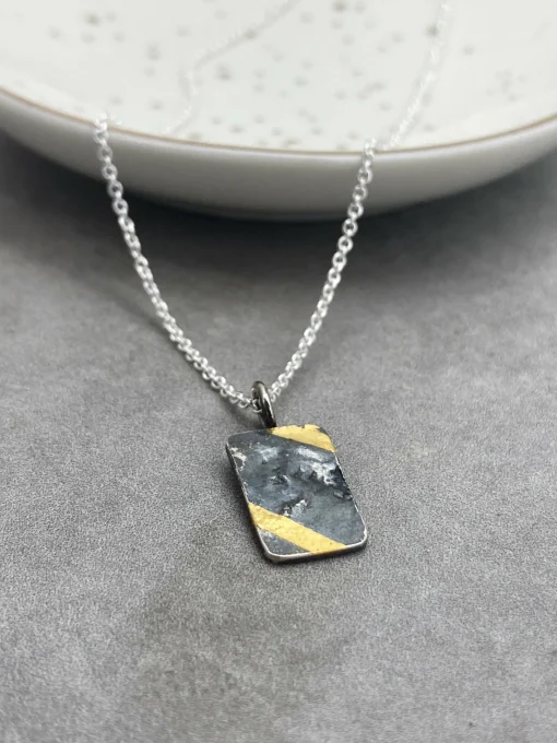 Black and Gold Pendant