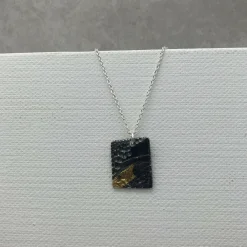 Black and Gold Pendant