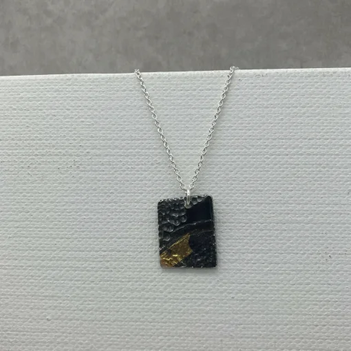 Black and Gold Pendant