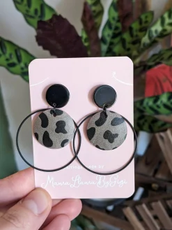 Black Cheetah - Classic Earrings