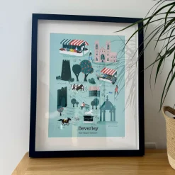 Black Framed A3 Beverley Light Art Print