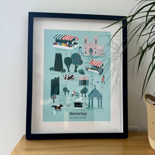 Black Framed A3 Beverley Light Art Print