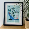 Black Framed A3 Hull Light Art Print