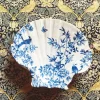 Blue and White Scallop Shell | Unique Decor | Art & Soul