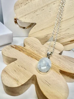 Blue Moonstone Necklace
