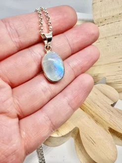 Blue Moonstone Necklace