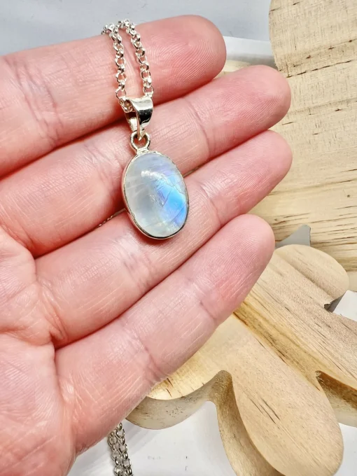 Blue Moonstone Necklace