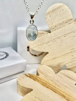 Blue Moonstone Necklace