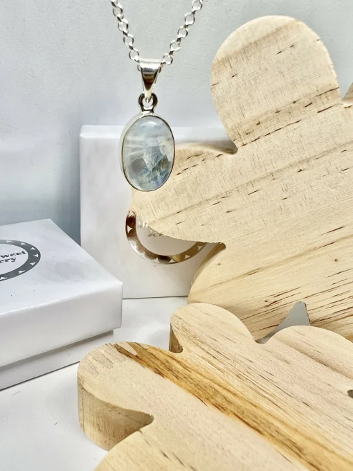 Blue Moonstone Necklace