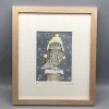 Bobbles - A Limited Edition Giclee Print, presented in a solid Oak Fra