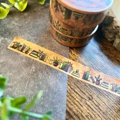 Bookish Washi Tape | Rustic Brown Book Design | Art & Soul