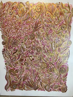 Botanical Haze - Original Artwork on Wooden Panel