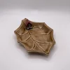 Brown Leaf with House