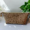Brown Silver Cork Pouch