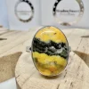 Bumblebee Jasper Ring Size N