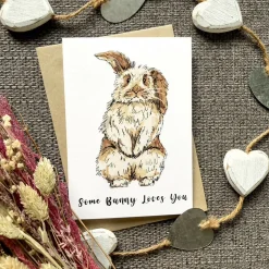 Bunny Valentine's Day Card