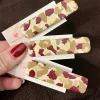 Burgundy Terrazzo Hair Clip
