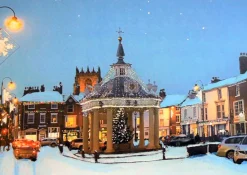 Card - Market Cross at Dusk