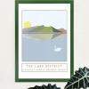 Catbells Travel Poster