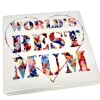 Ceramic Coaster | Hand-Painted World's Best Mum | Art & Soul